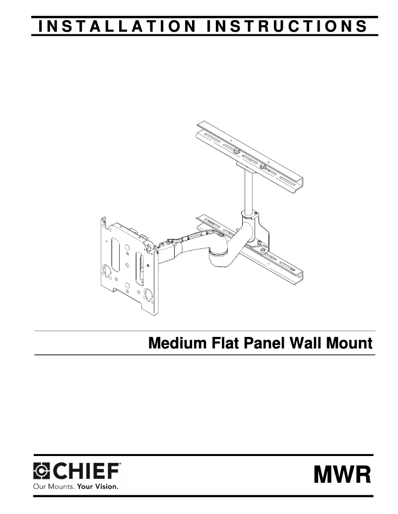 Page 1 de la notice Manuel utilisateur Chief MWR6200S