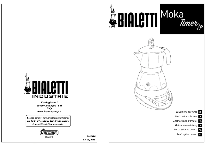 Image de la première page du manuel de l'appareil MOKA Timer