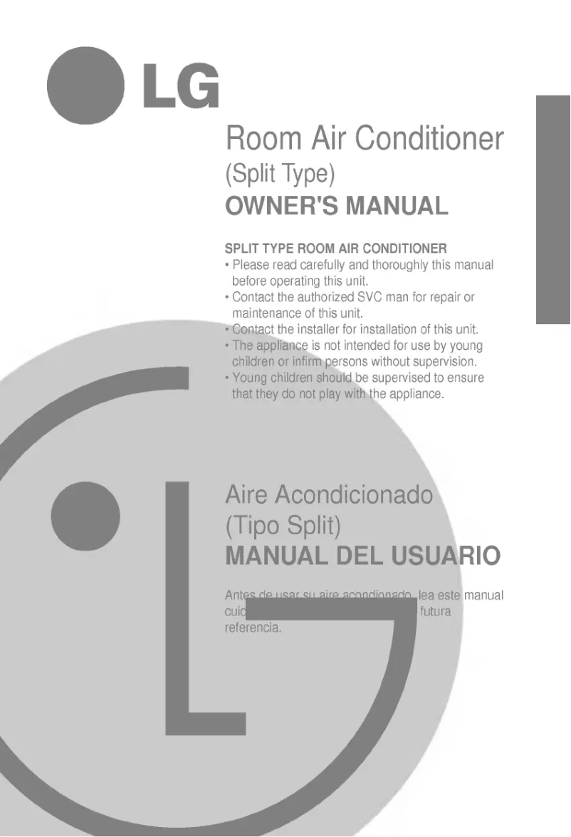 Image de la première page du manuel de l'appareil LS-H186TLB1