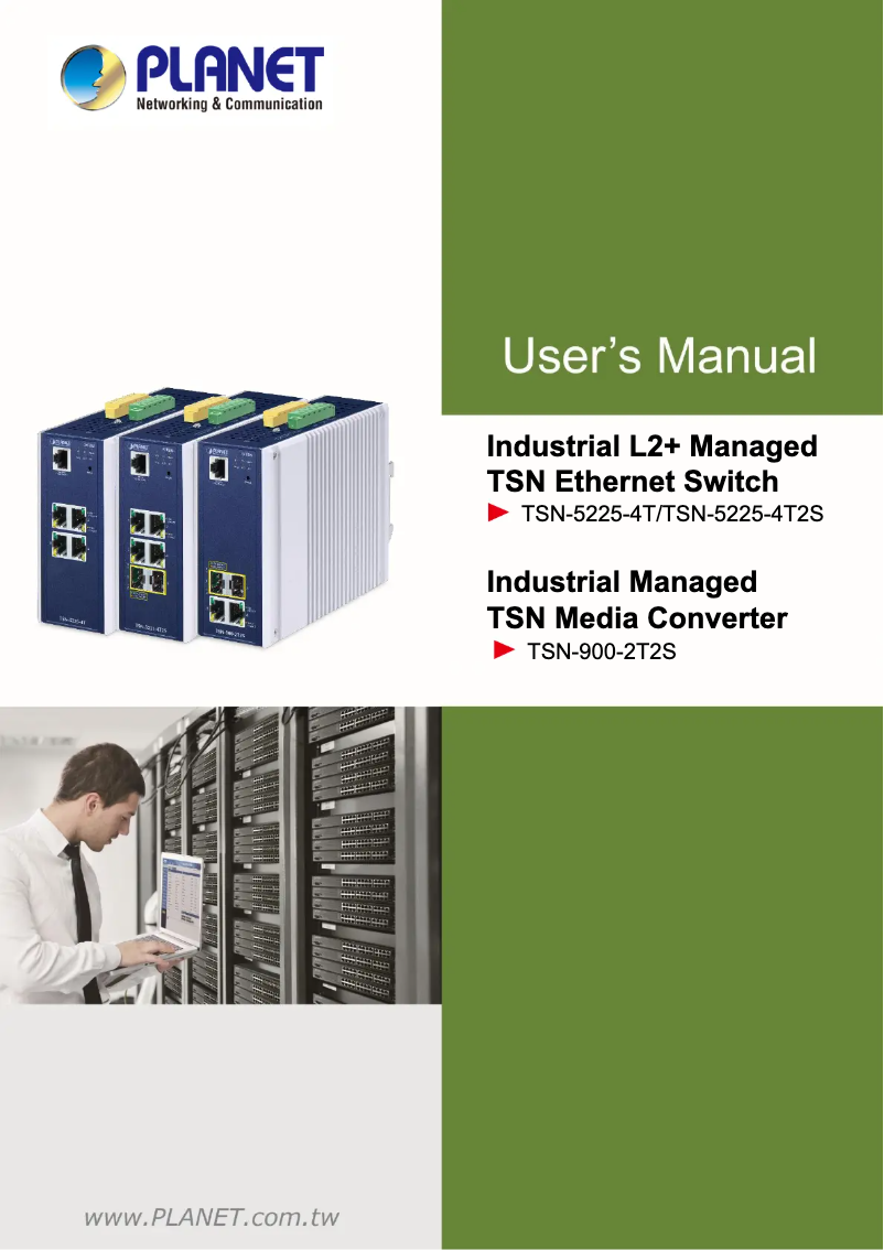 Image de la première page du manuel de l'appareil TSN-5225-4T2S