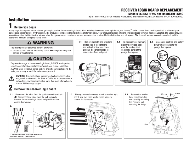 Image de la première page du manuel de l'appareil 050DCTBFMC