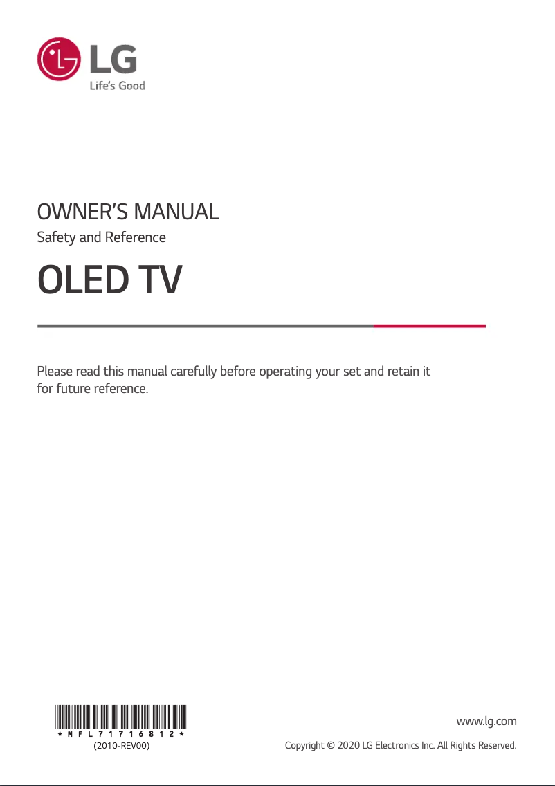 Image de la première page du manuel de l'appareil 48ES961H0ZD