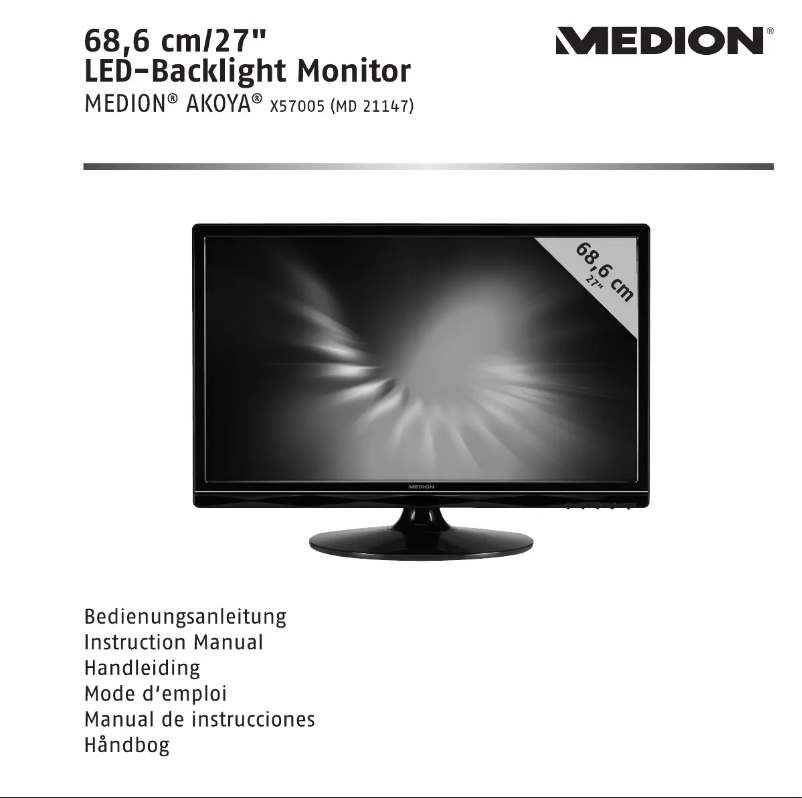 Page 1 de la notice Manuel utilisateur Medion Akoya X57005 (MD 21147)