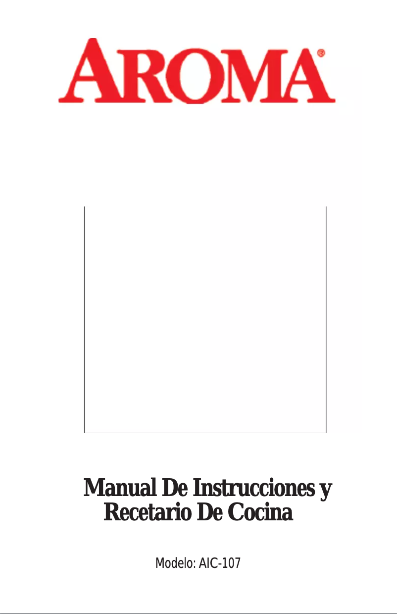 Page n°1 - Manuel utilisateur Aroma AIC-107