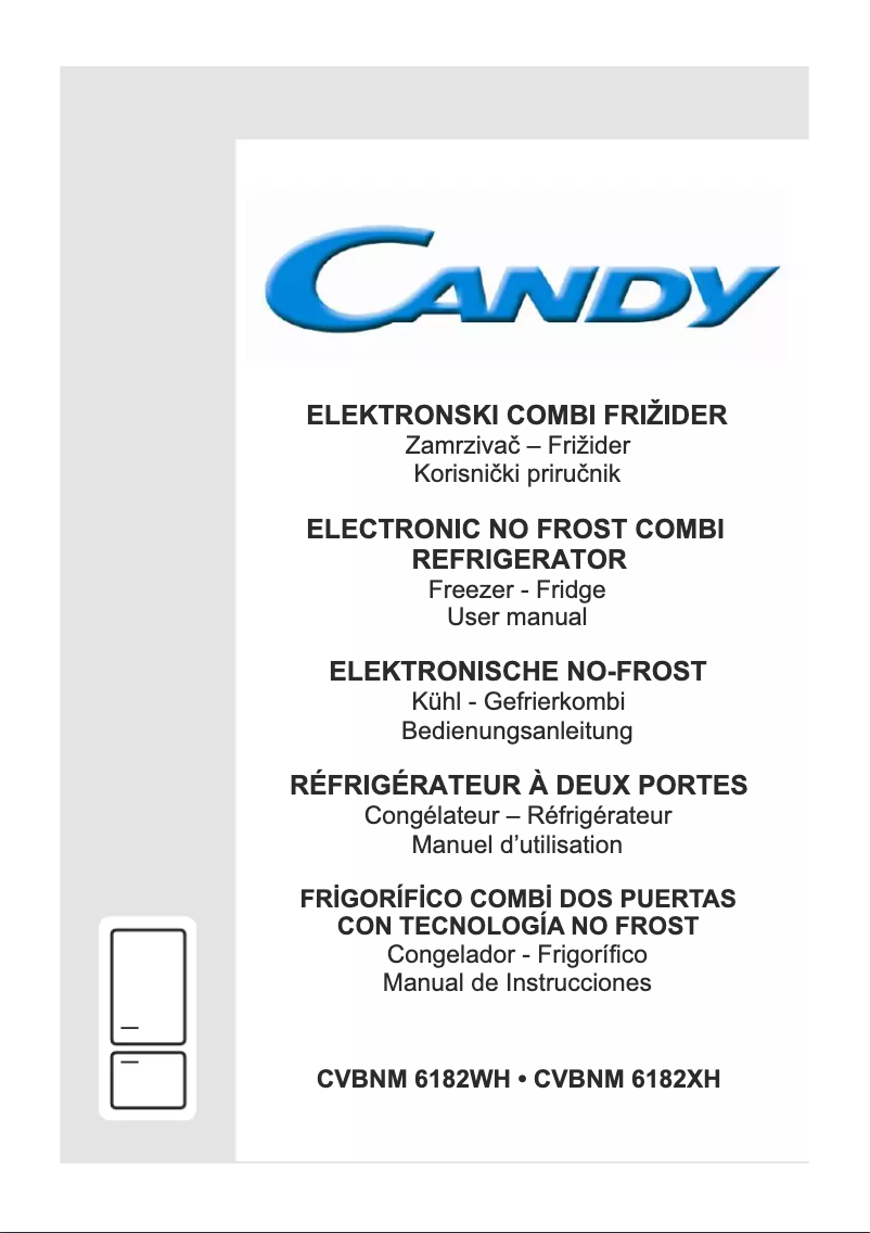 Page n°1 - Manuel utilisateur Candy CHFM 6182WP