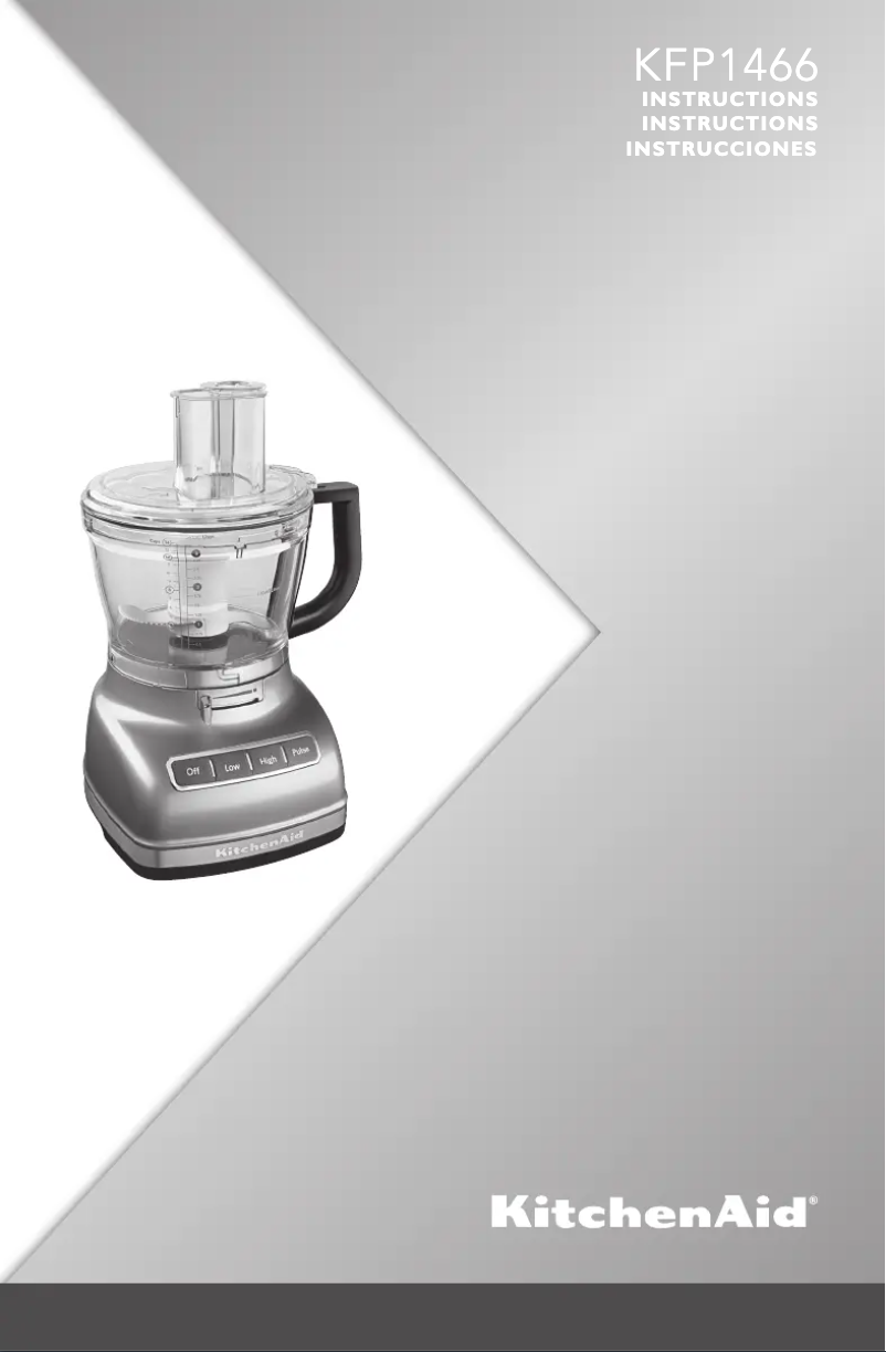 Page n°1 - Manuel utilisateur KitchenAid KFP1466