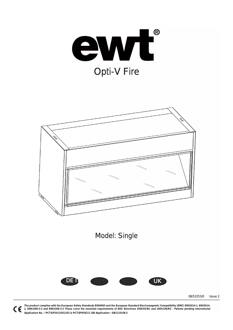 Image de la première page du manuel de l'appareil Opti-V Fire Single