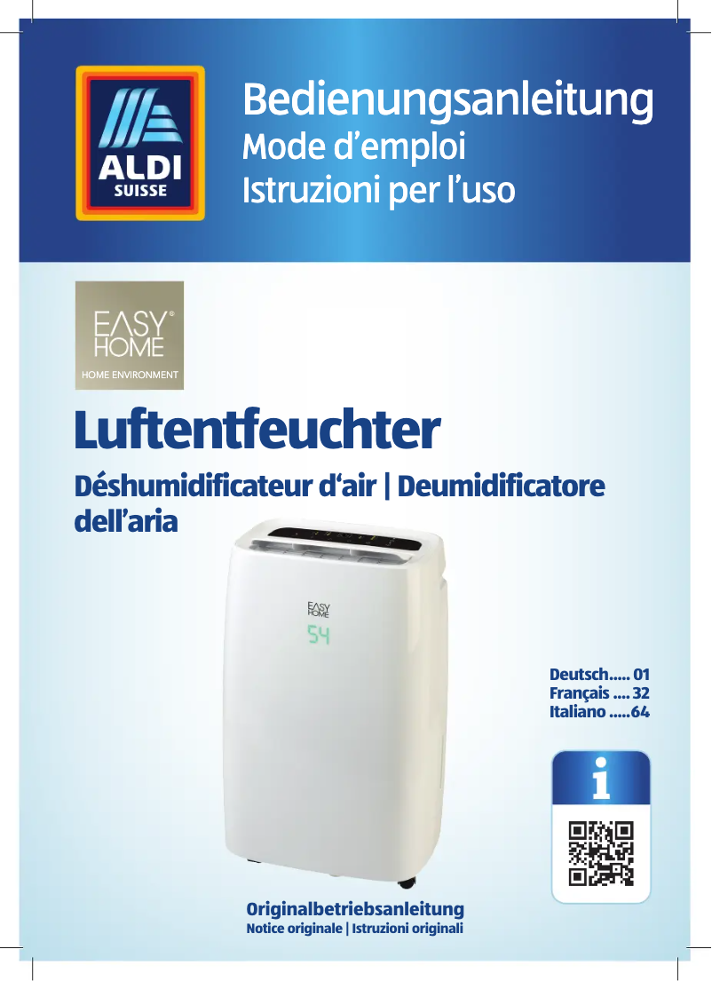 Page n°1 - Manuel utilisateur Easy Home GT-SF-LE-01