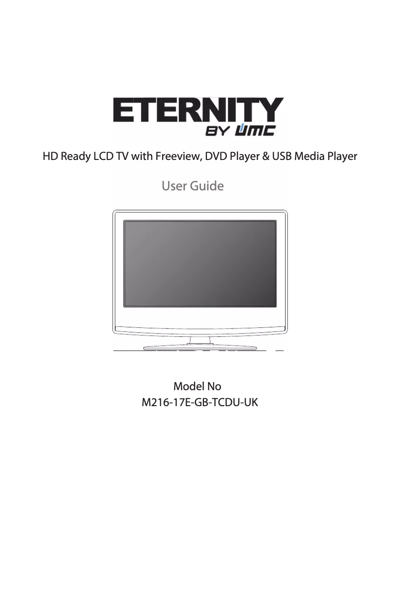 Page n°1 - Manuel utilisateur Eternity M21/17G-GB-TCDU-UK