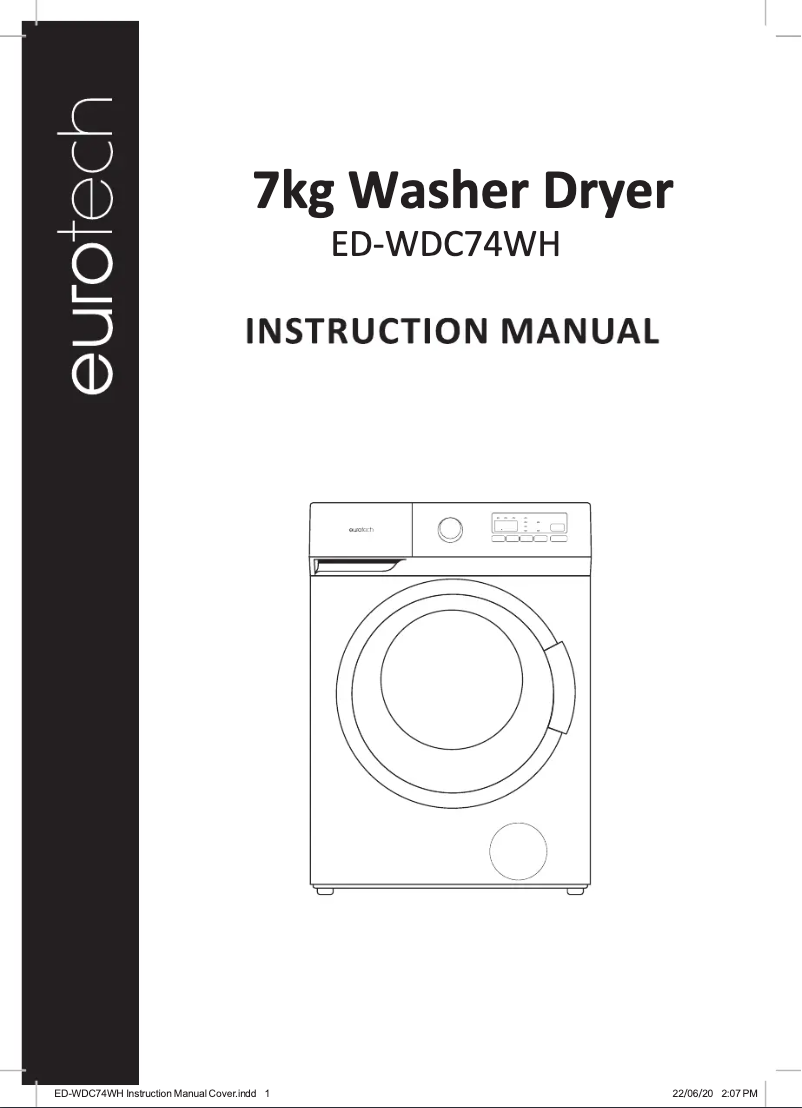 Page 1 de la notice Manuel utilisateur Eurotech ED-WDC74WH