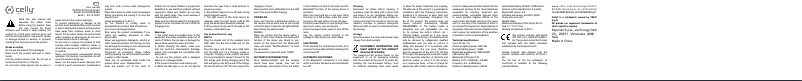 Page n°1 - Manuel utilisateur Celly CLICKRINGBTBK
