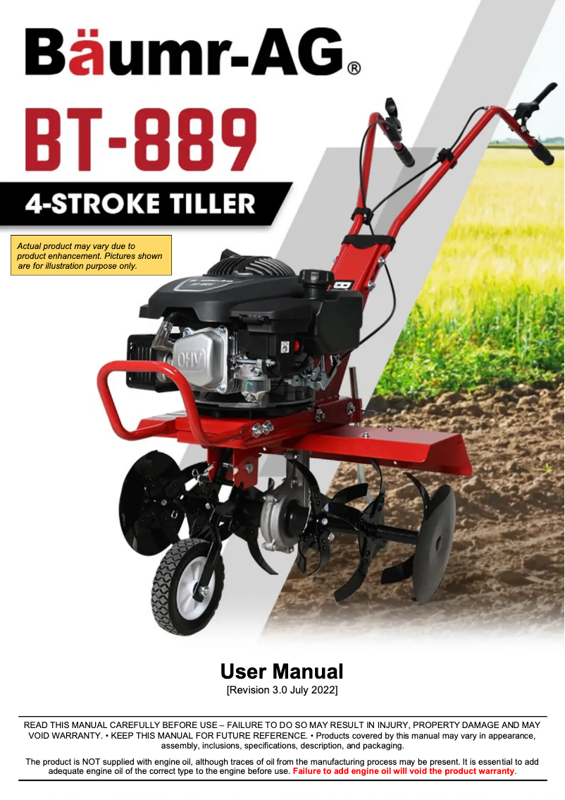 Página 1 del manual Manual de usuario Baumr-AG BT-889