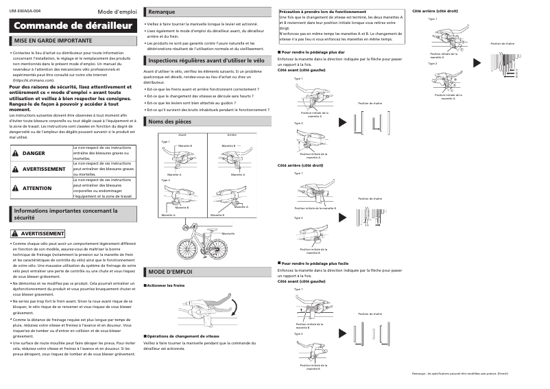 Image de la première page du manuel de l'appareil ST-EF510-L4A