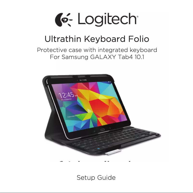 Page n°1 - Manuel utilisateur Logitech Ultrathin Keyboard Folio