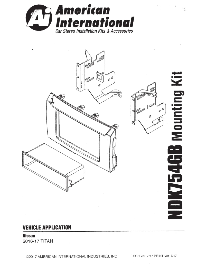 Page 1 de la notice Manuel utilisateur American International NDK754GB