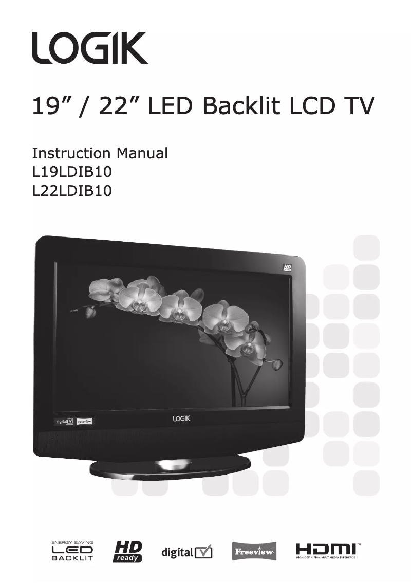 Página 1 del manual Manual de usuario Logik L19LDIB10