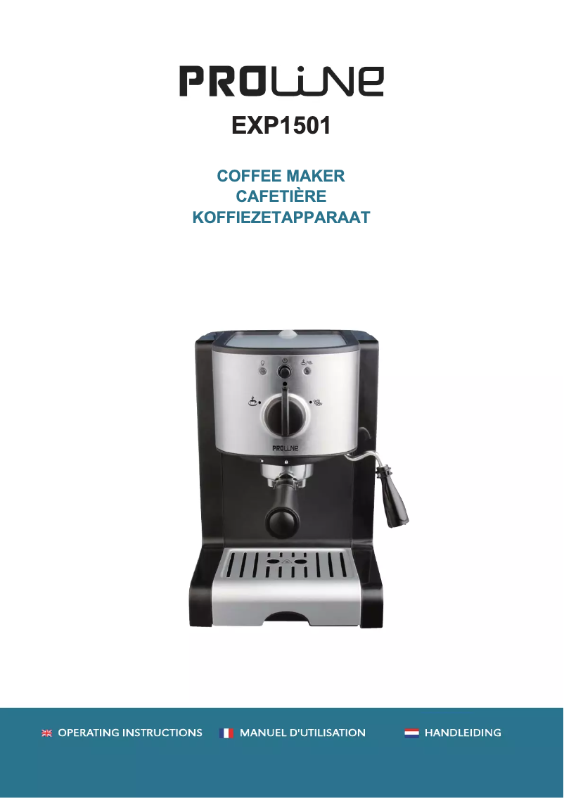 Page 1 de la notice Manuel utilisateur Proline EXP1501