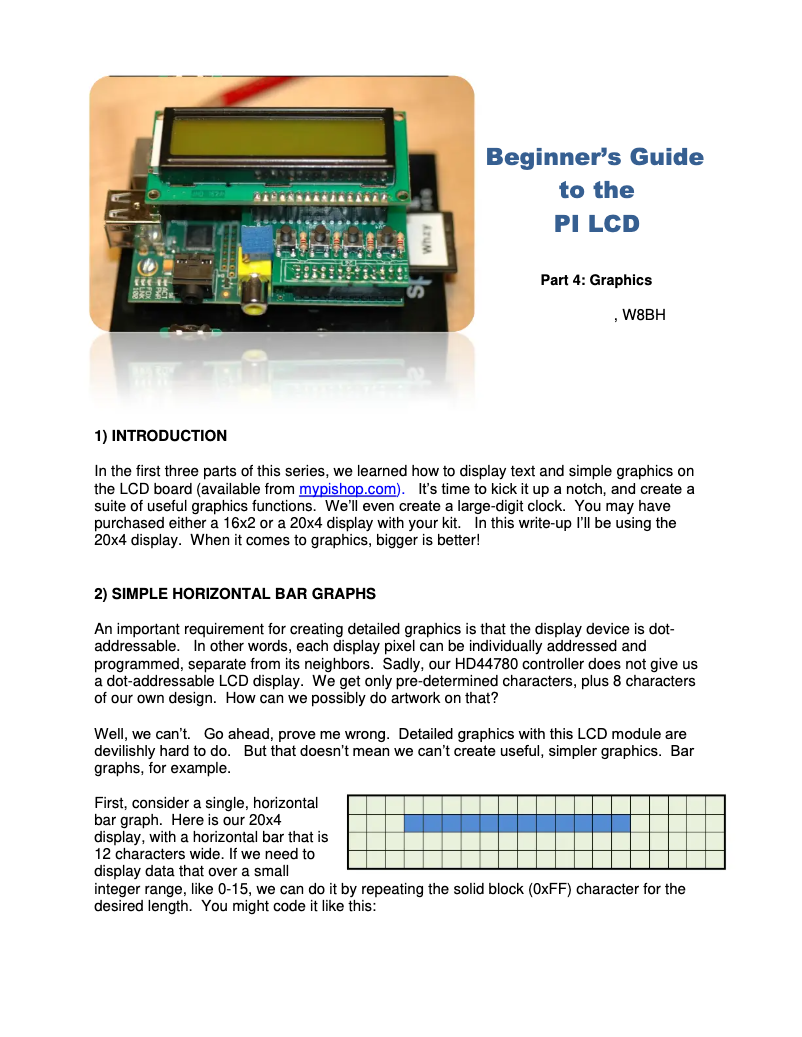 Page n°1 - Manuel utilisateur Joy-It RB-LCD-16x2