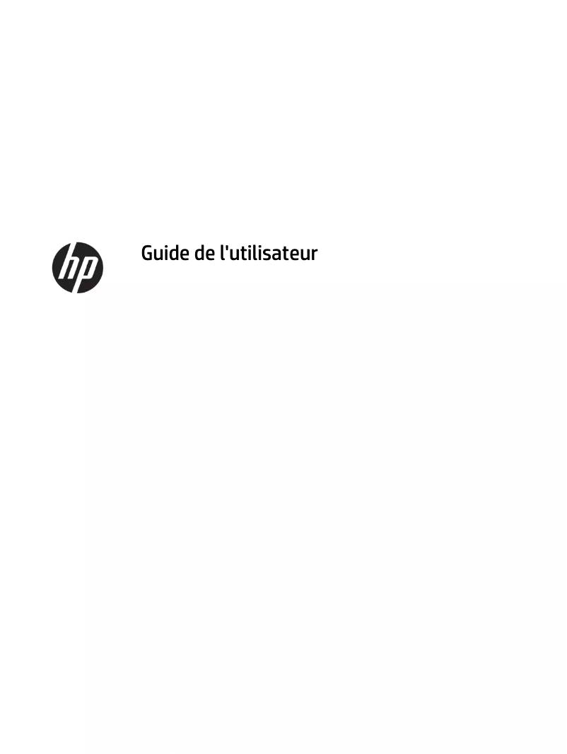 Page 1 de la notice Manuel utilisateur HP Omen 32