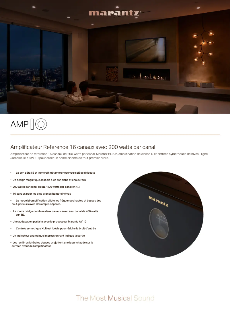 Image de la première page du manuel de l'appareil AMP 10