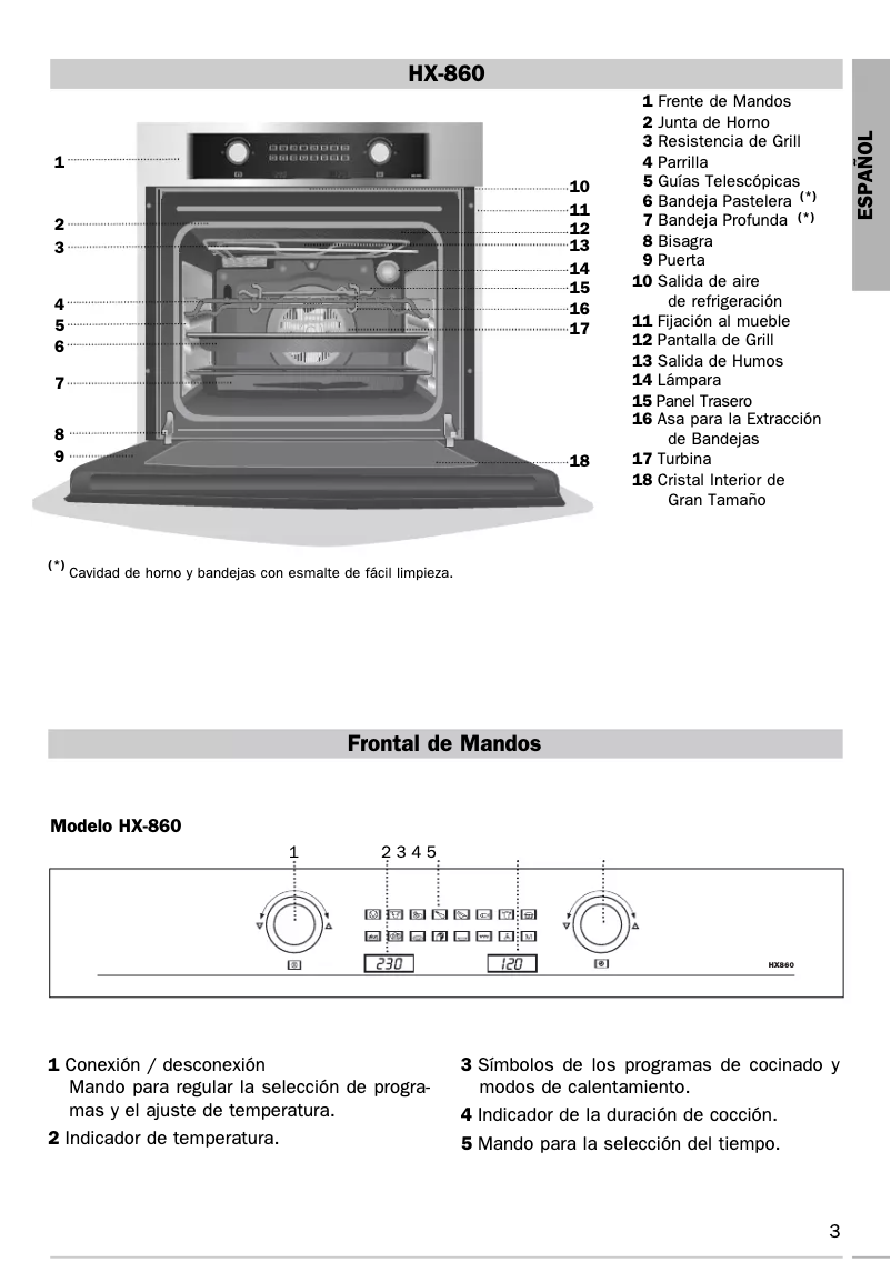 Image de la première page du manuel de l'appareil HX-860