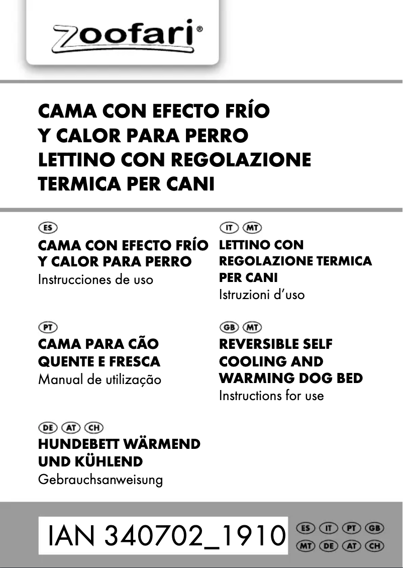 Image de la première page du manuel de l'appareil IAN 340702