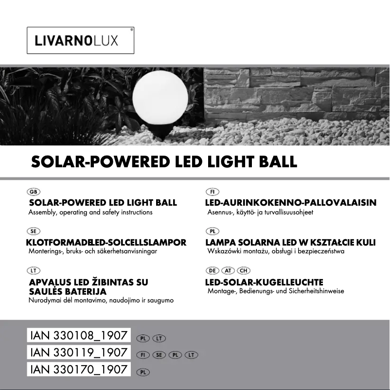 Image de la première page du manuel de l'appareil IAN 279390