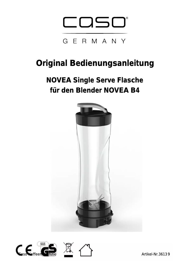 Image de la première page du manuel de l'appareil 3613