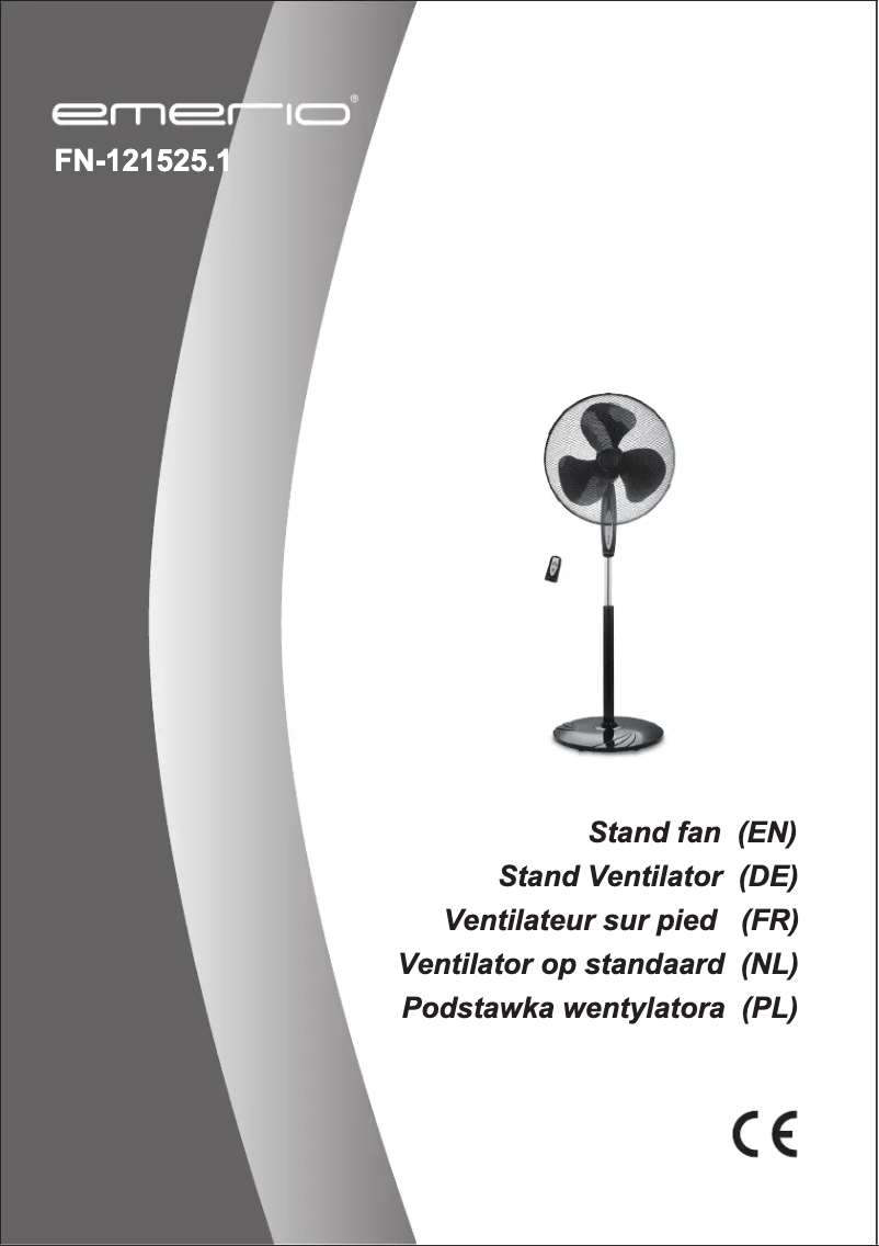 Page n°1 - Manuel utilisateur Emerio FN-121525.1