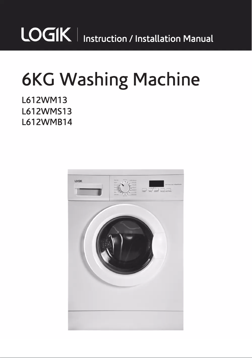 Página 1 del manual Manual de usuario Logik L612WMS13