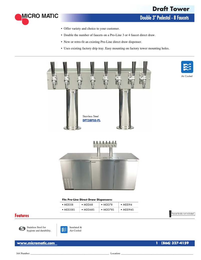 Page 1 de la notice Manuel utilisateur Micro Matic DPT38-PL