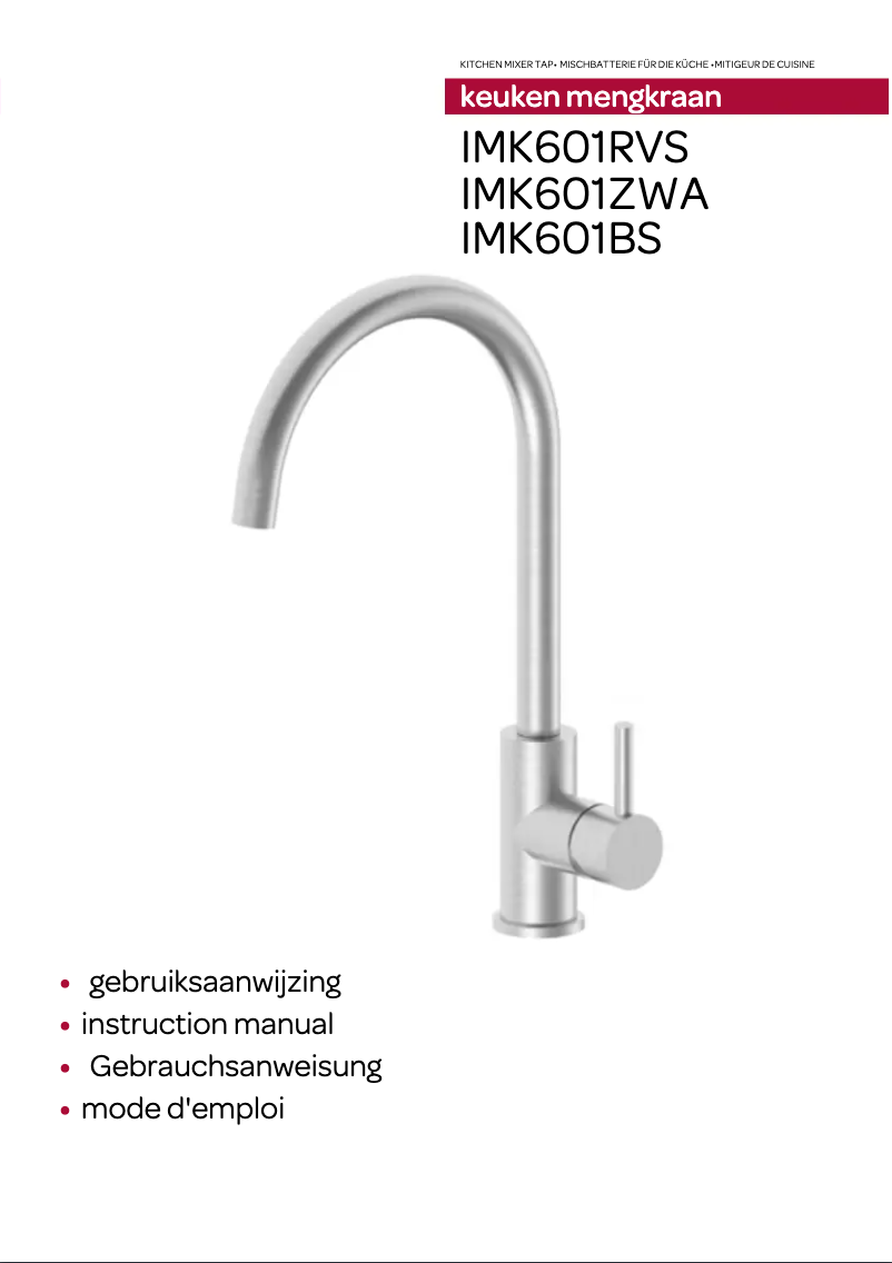 Page n°1 - Manuel utilisateur Inventum IMK601ZWA