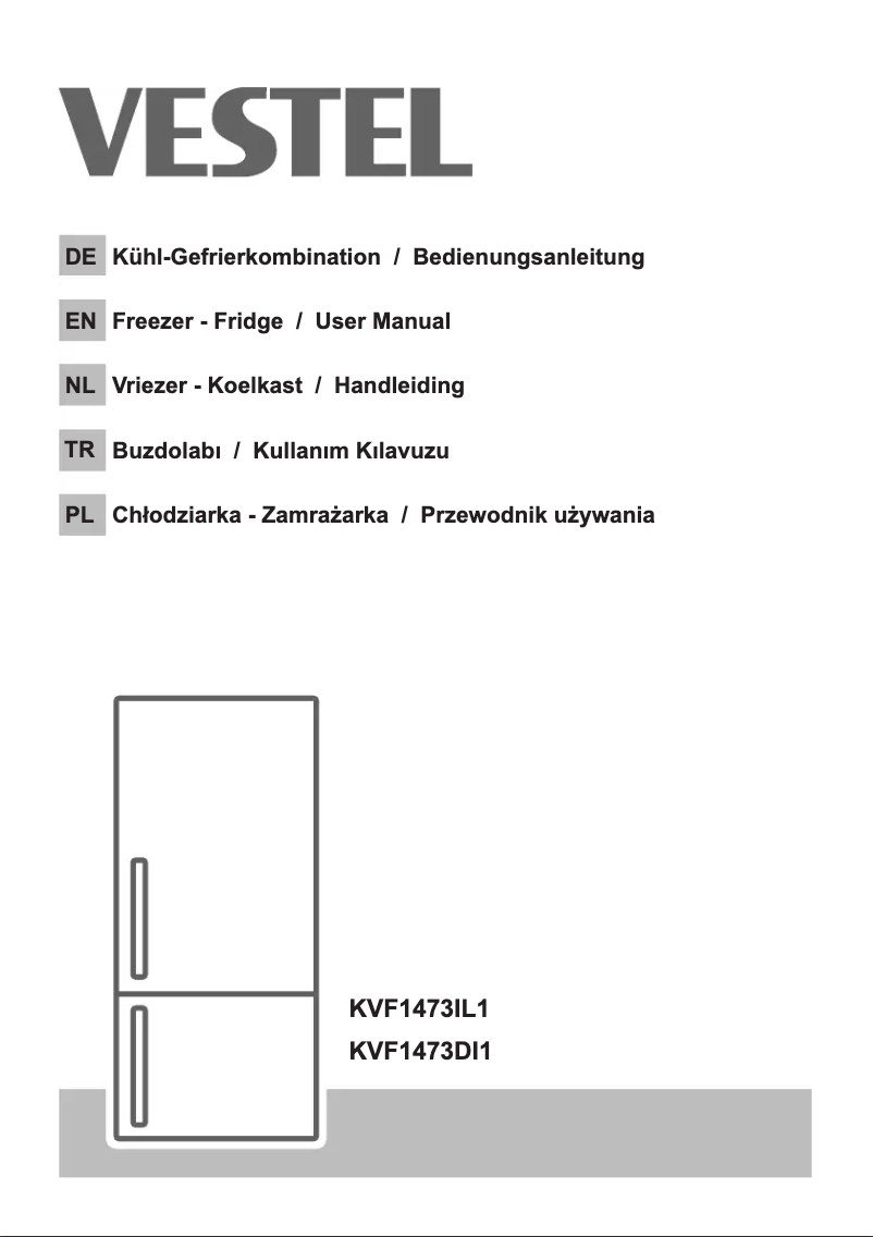 Image de la première page du manuel de l'appareil KVF1473IL1
