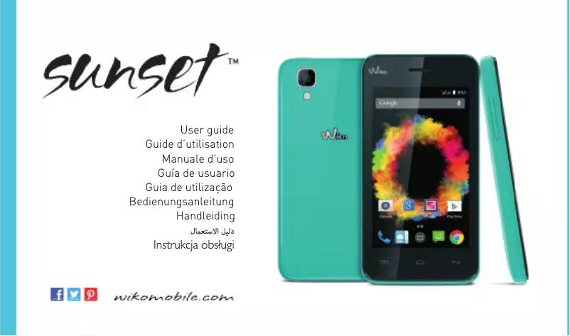 Page n°1 - Manuel utilisateur Wiko Sunst