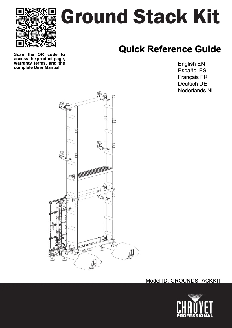 Page n°1 - Manuel utilisateur Chauvet Ground Stack Kit