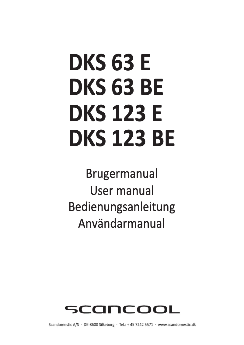 Image de la première page du manuel de l'appareil DKS 123 BE