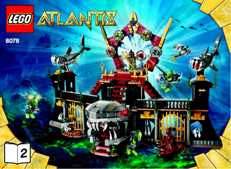 Page n°1 - Manuel utilisateur Lego Atlantis 8078
