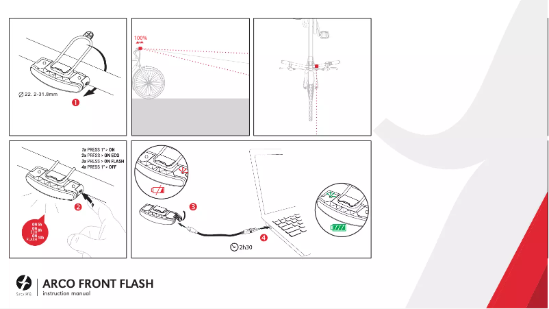 Image de la première page du manuel de l'appareil Arco Front