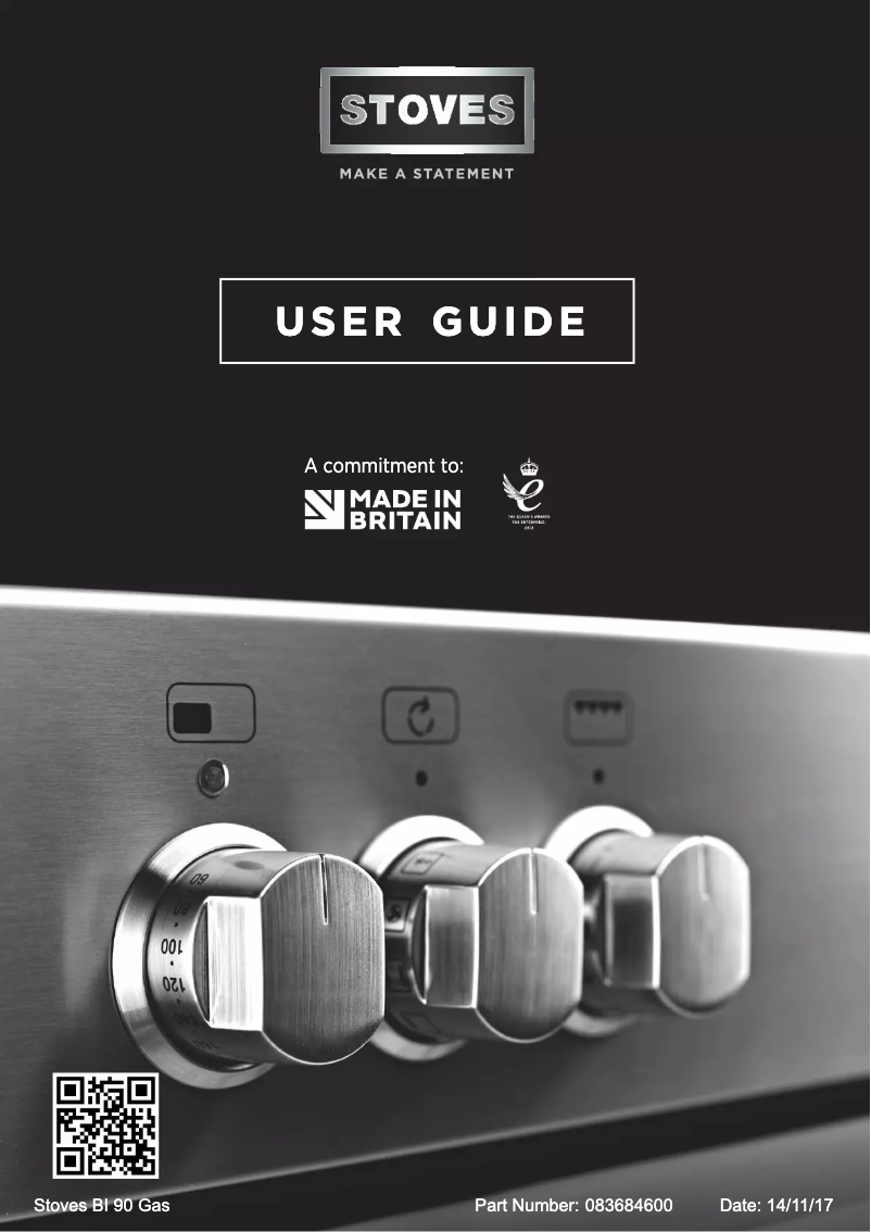 Page n°1 - Manuel utilisateur Stoves STBI900G