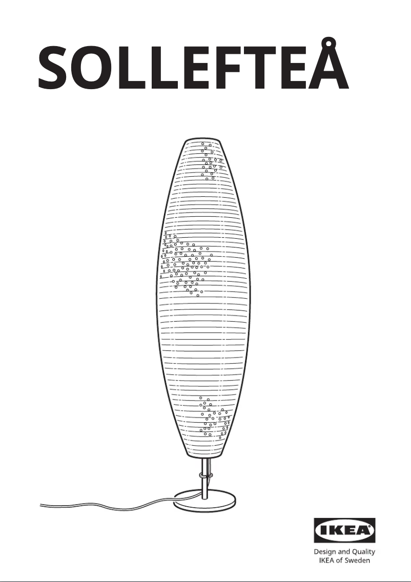 Image de la première page du manuel de l'appareil SOLLEFTEÅ 003.149.15