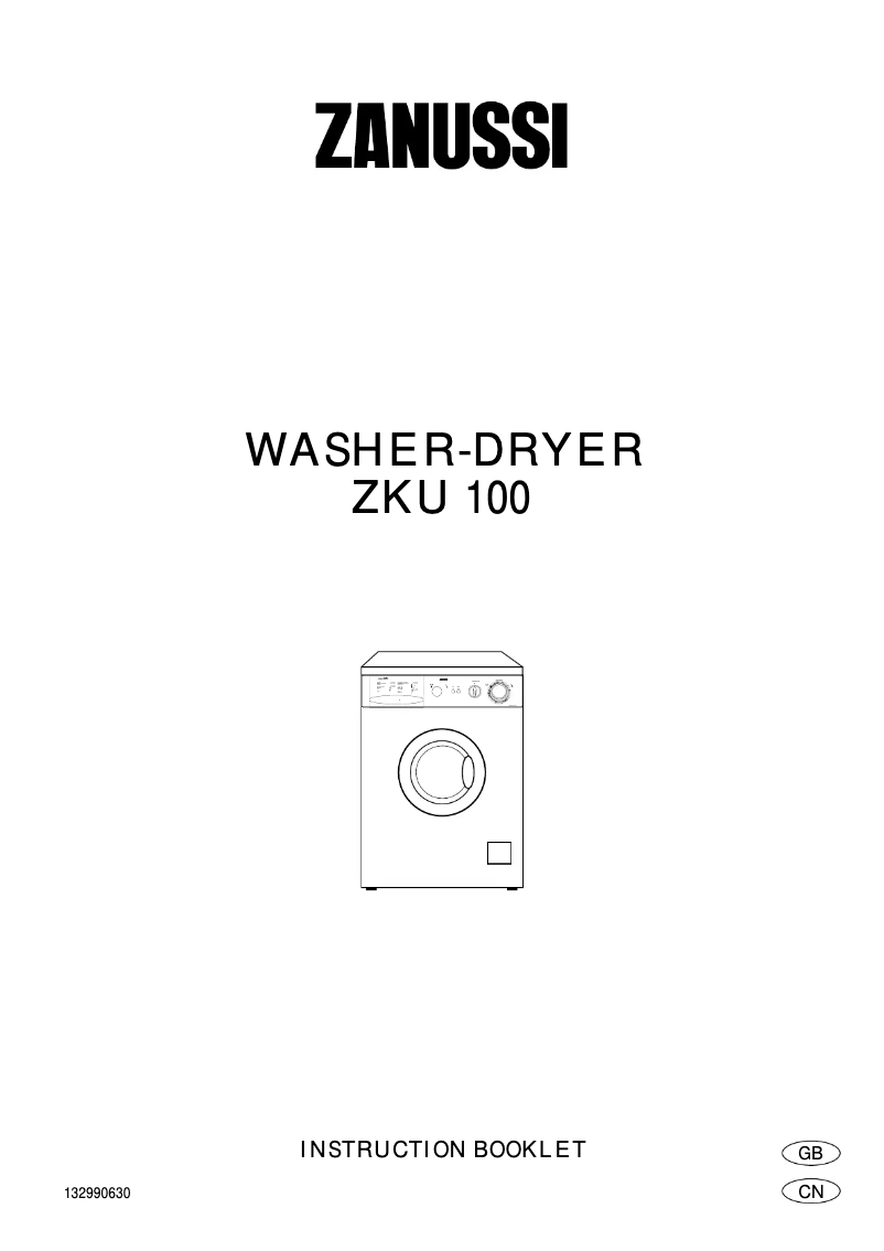 Page n°1 - Manuel utilisateur Zanussi ZKU100