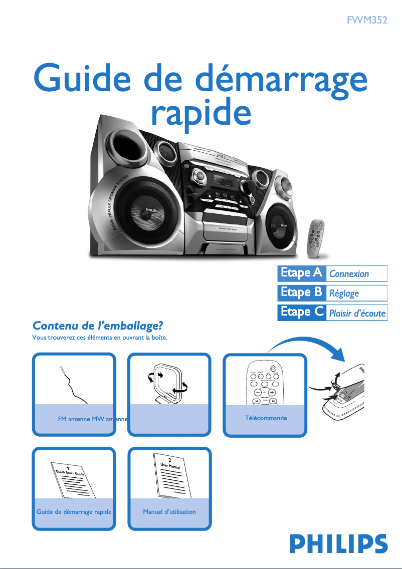 Image de la première page du manuel de l'appareil FWM352