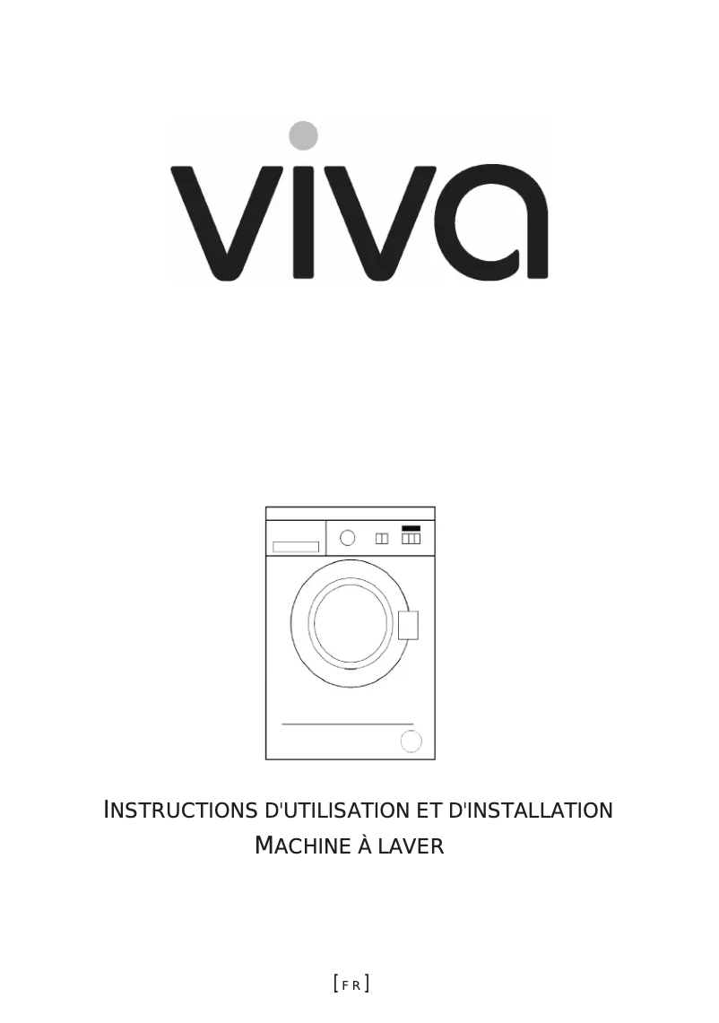 Page n°1 - Manuel utilisateur Viva WFV12A31FF