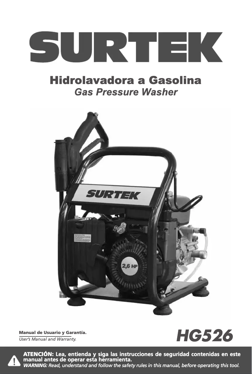 Image de la première page du manuel de l'appareil HG526