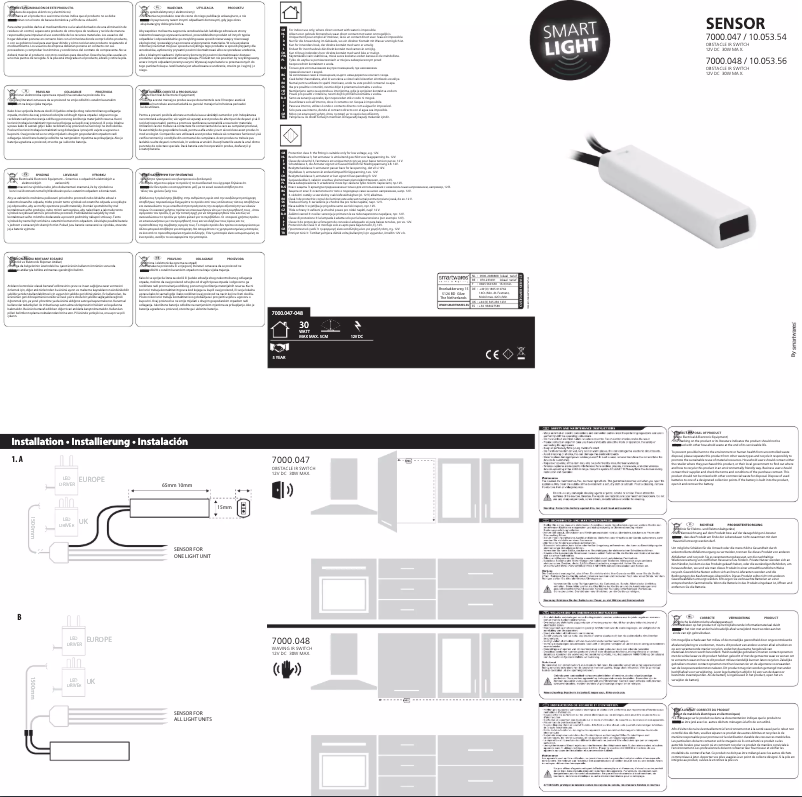Page n°1 - Manuel utilisateur Smartwares 7000.047