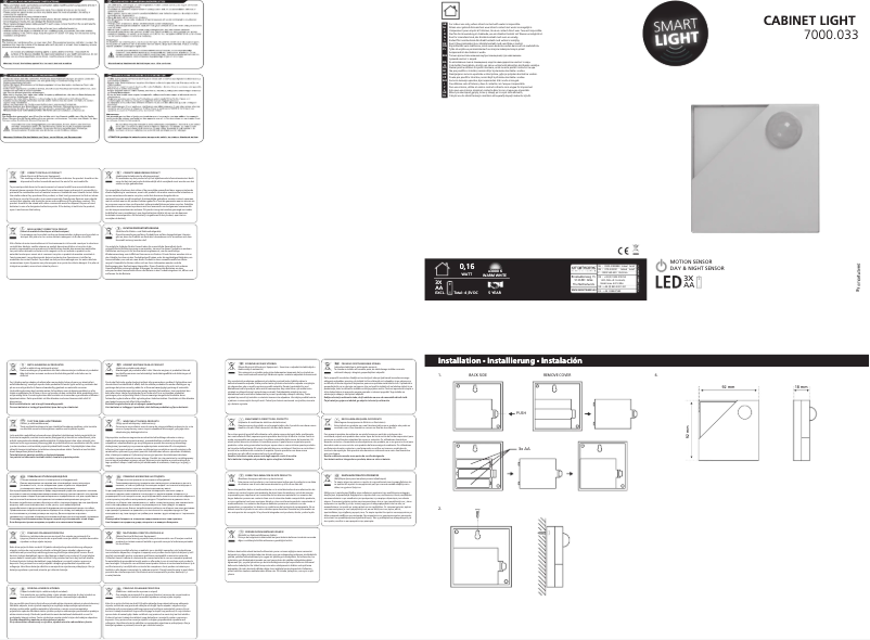 Page 1 de la notice Manuel utilisateur Smartwares 10.014.81