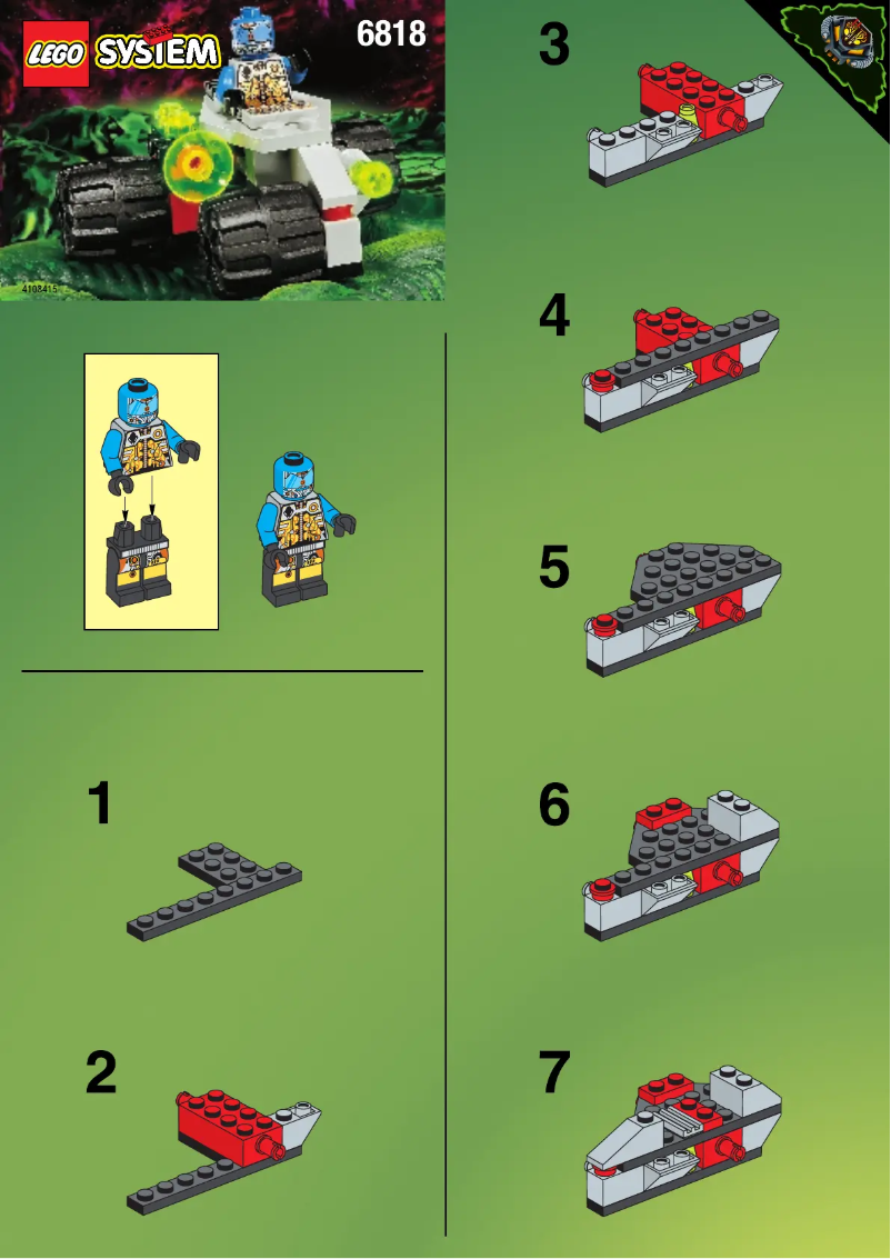 Page 1 de la notice Manuel utilisateur Lego SURFACE SCAVANGER