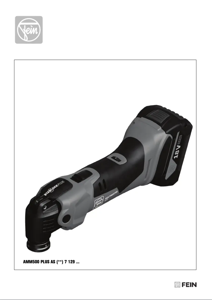 Page n°1 - Manuel utilisateur Fein Multimaster AMM 500 Plus Top