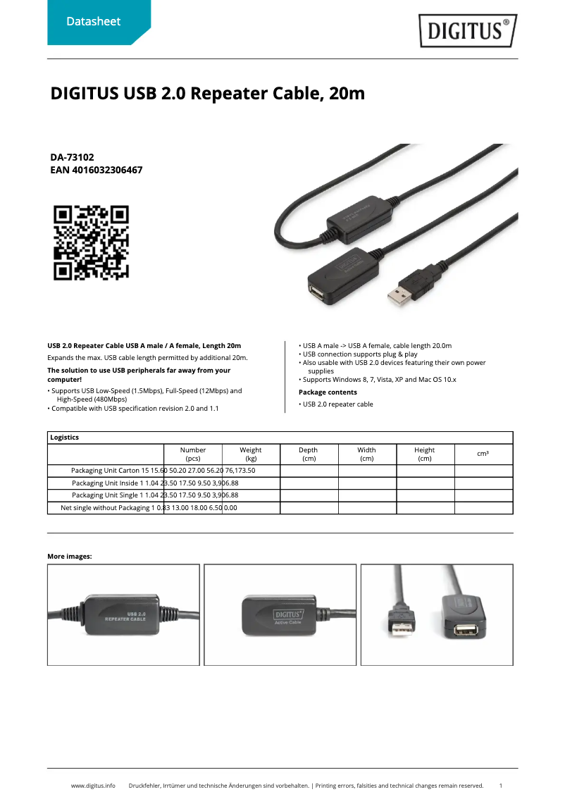 Image de la première page du manuel de l'appareil DA-73102