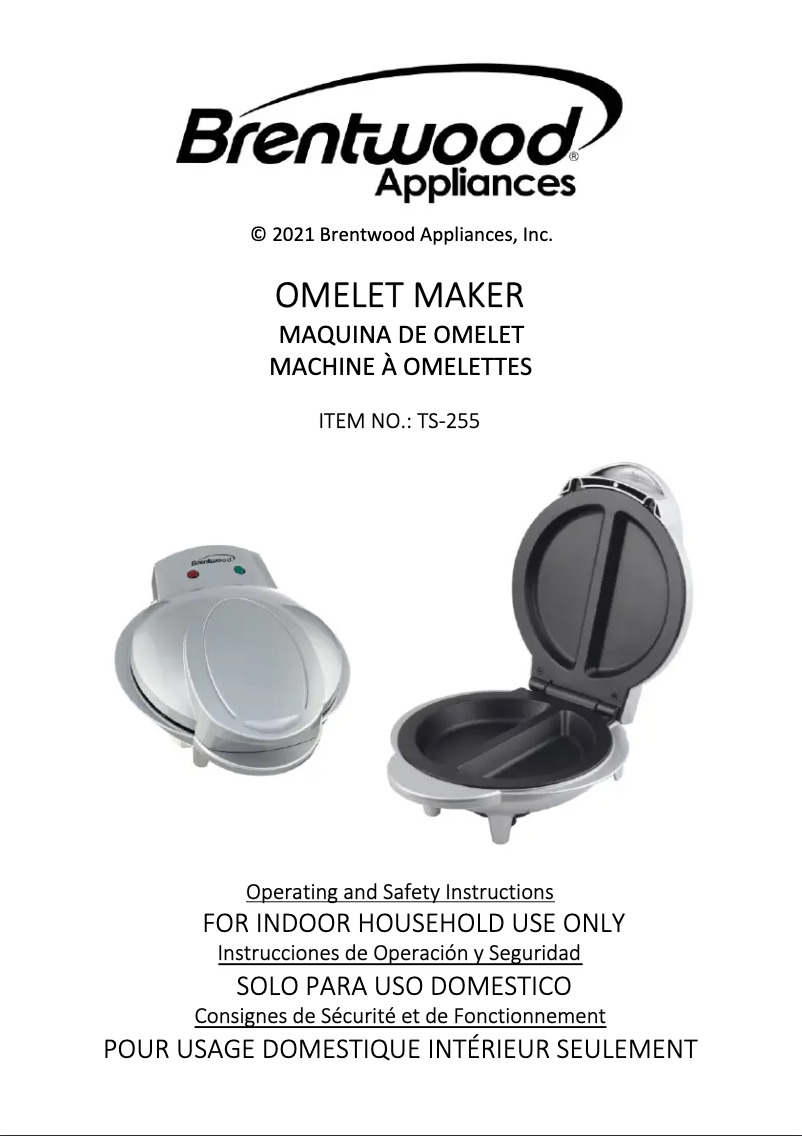 Imagen de la primera página del manual del dispositivo TS-255